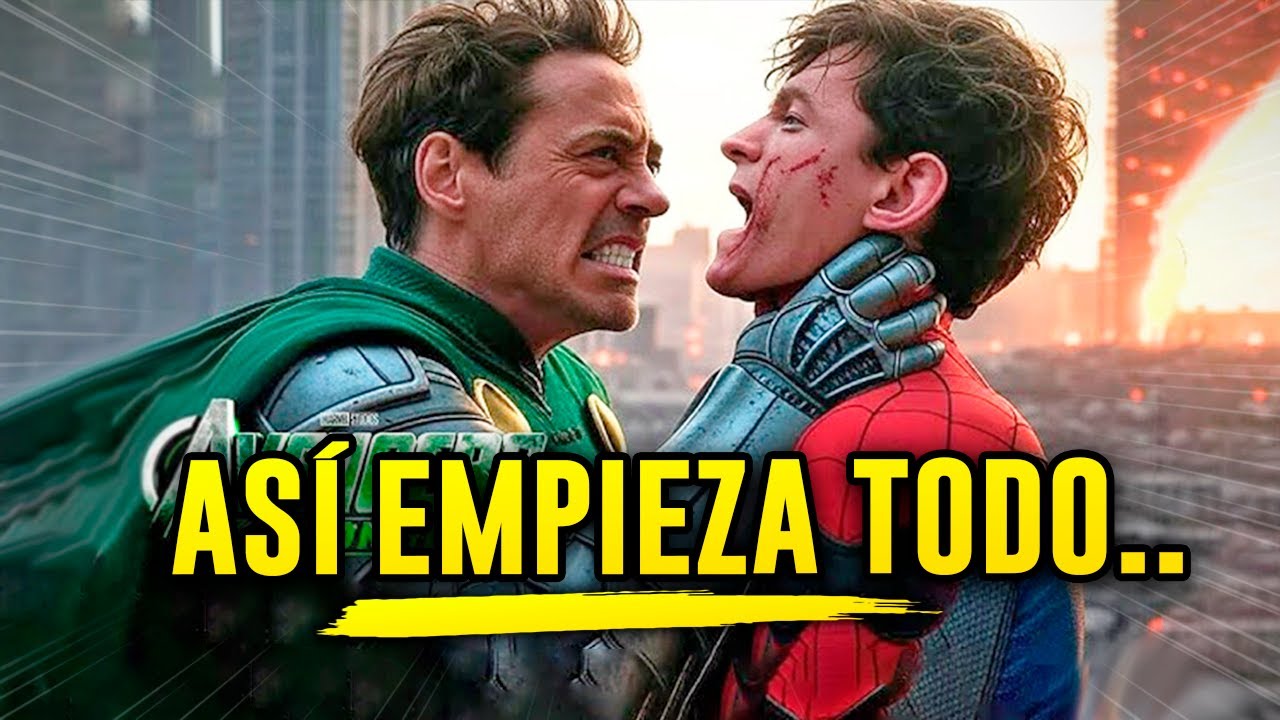 AAHH Así comienza Doomsday con Robert Downey Jr eliminando a Kang, Tom Holland Spider-Man 4 Avengers