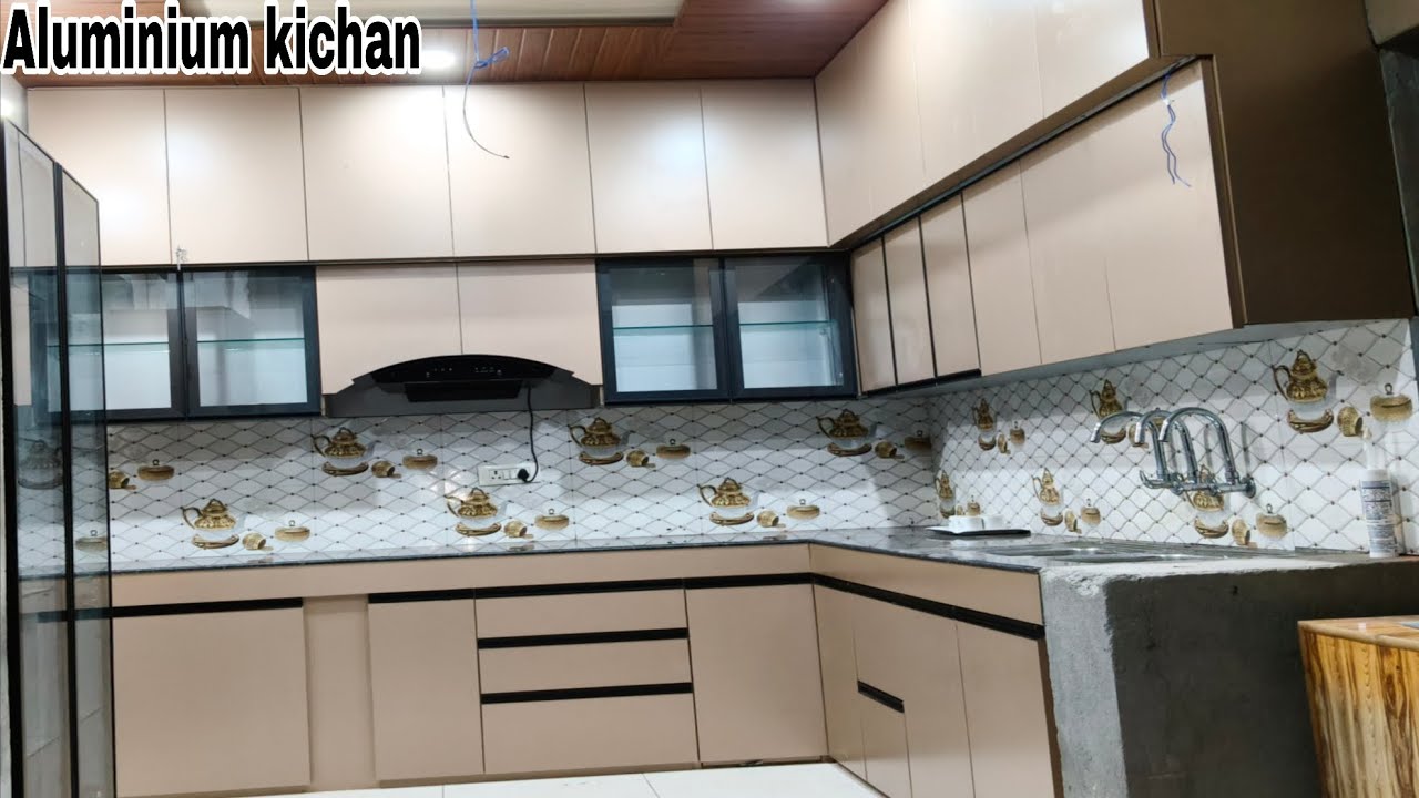 Aluminium modular kitchen  // मुनासिब रेट में बनाए ‌ // kichha uttarakhand // contact.. 9927743680