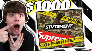 Unboxing a $1000 Hypebeast Mystery Box - Unreleased Sneaker! CRAZY!