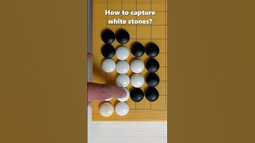 Game of Go, puzzle - to capture stones #baduk #gogame #weiqi #바둑 #囲碁 #puzzle