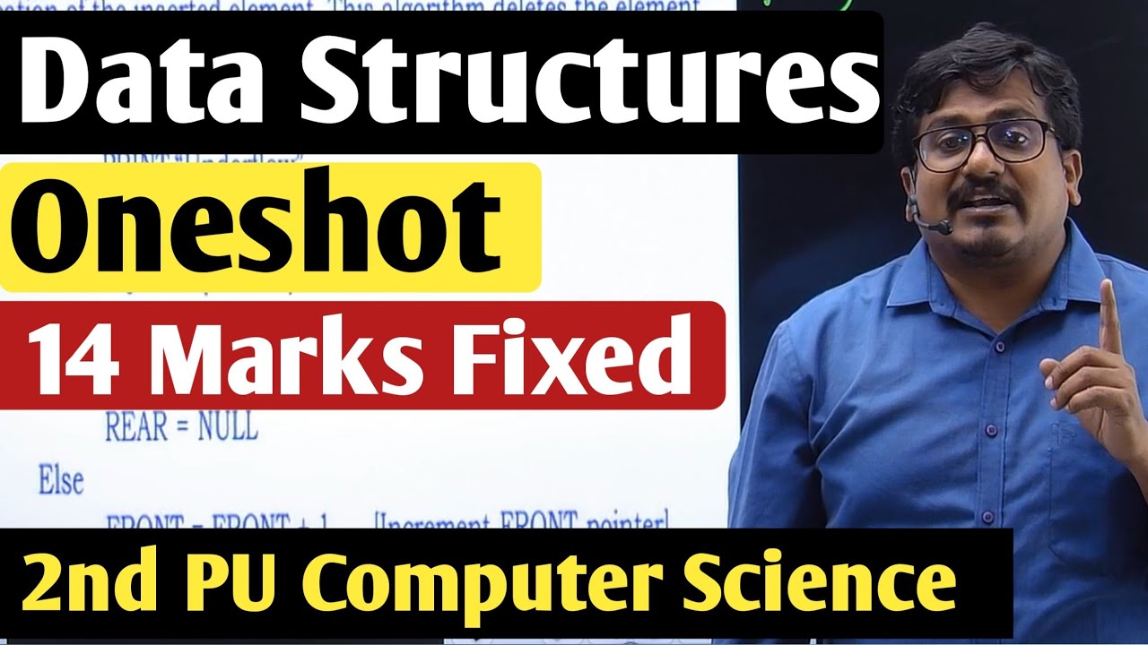 Data Structures in Oneshot |2nd PU Computer Science Exam 2025 | 14 ...
