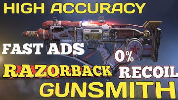 Build The Razorback Overpowered With Gunsmith Codm Season 13 New Update
