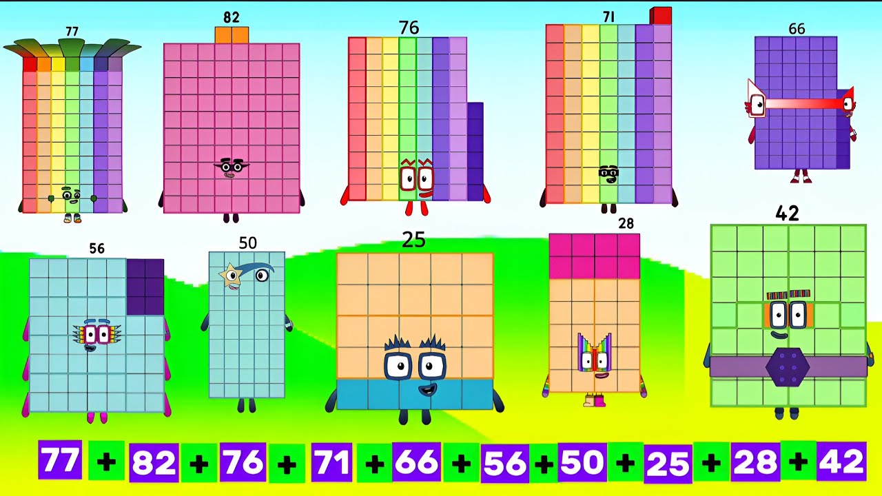 Random Numberblocks TEN RANDOM NUMBERBLOCKS ADDITION | LEARN TO COUNT | NUMBER BLOCKS ...