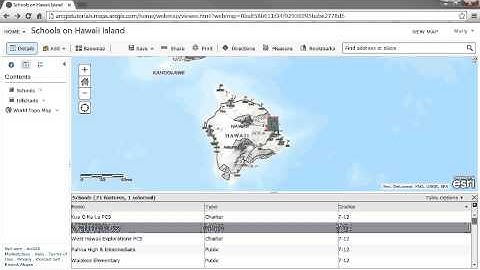 【ArcGIS Online 使用地圖】10.View data with tables and filters - 使用表格與篩檢來檢視資料