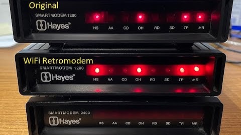 WiFi Retromodem demo with audio dialing