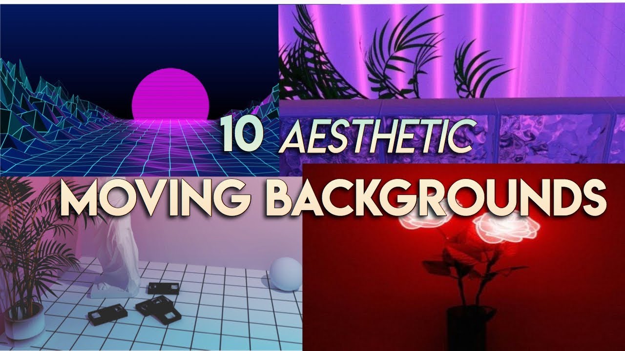 10 AESTHETIC MOVING BACKGROUNDS - YouTube