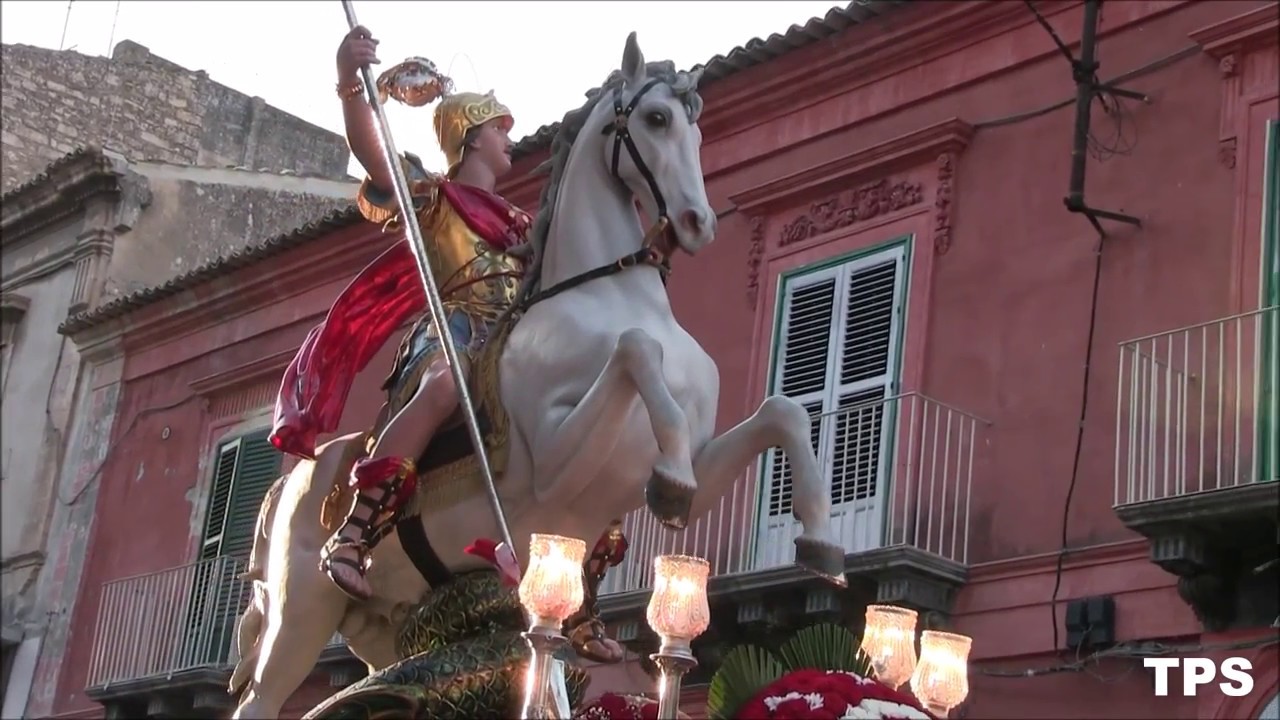 FESTA SAN GIORGIO - GIRO DEL SABATO ( RAGUSA 2017 ) PARTE 1