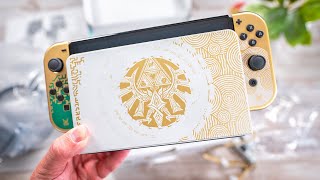 New Nintendo Switch OLED Tears of the Kingdom Edition Unboxing & Review! | Raymond Strazdas