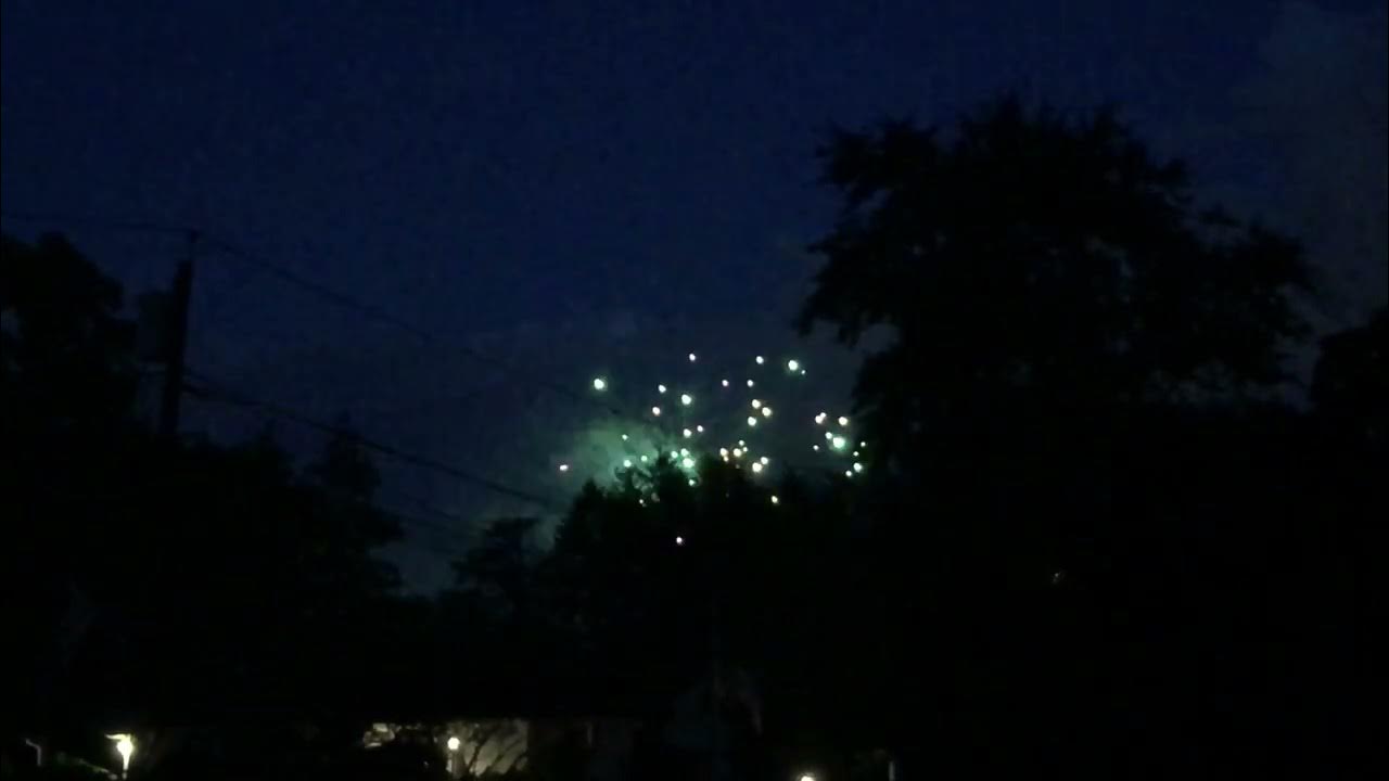 Independence Day fireworks, July 4th, 2023 Mountainview, Ewing