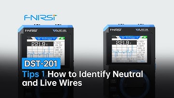 FNIRSI DST-201 Oscilloscope Multimeter | How to Identify Live & Neutral Wires⚡#fnirsi #howto #dst201