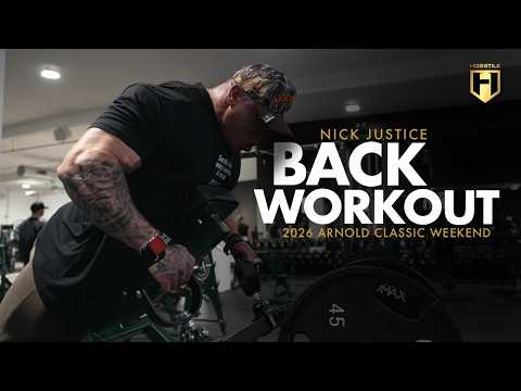 Back Workout with IFBB Pro Nick Justice | 2026 Arnold Classic Weekend | HOSSTILE
