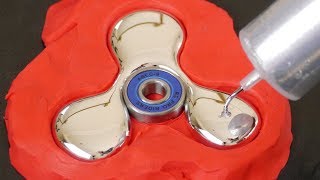 Лего DIY ФИДЖЕТ СПИННЕР ИЗ ГАЛЛИЯ FIDGET SPINNER ИЗ ЖИДКОГО МЕТАЛЛА