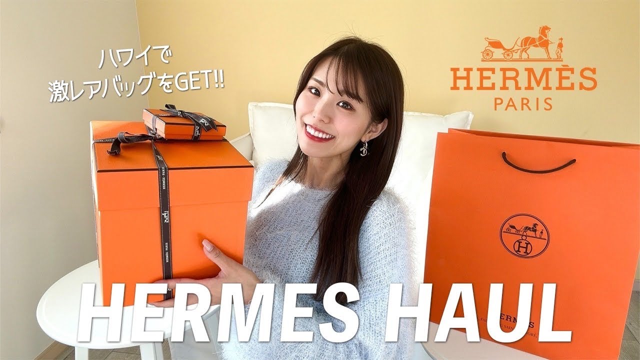 レア！エルメス◆パピヨットシリーズ◆プレート◆タグ付き未使用 海外エルパト】ハワイで激レアバッグをGET🐴🍊【エルメス購入品