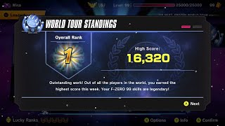 F-Zero 99 - How I Finished FIRST on Frozen World Tour