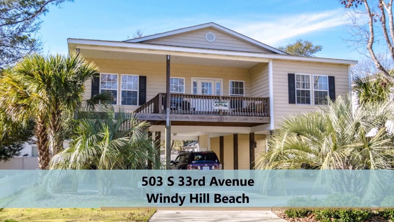 North Myrtle Beach Raised Beach House YouTube