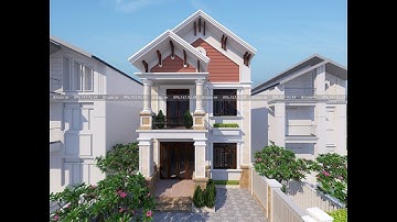 Mẫu Biệt Thự 2 Tầng Mái Thái Đẹp Tại Thanh Chương Nghệ An