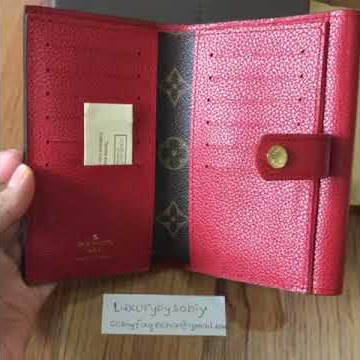 Louis Vuitton Brown Monogram Pallas Compact Wallet Cloth ref