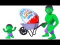 FUNNY KIDS LOVE KINDER CHOCOLATE EGGS  ❤ Play Doh Cartoons For Kids