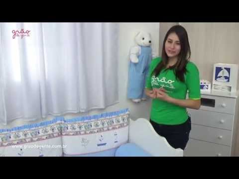 Kit Cama Babá Náutico Azul | Ref: 47248