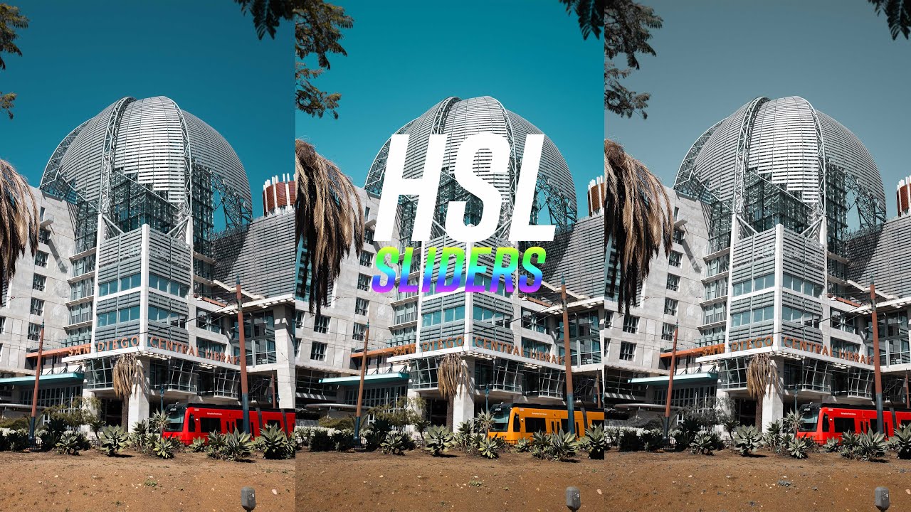 How to use HSL sliders easy 2020
