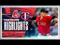 RED SOX HIGHLIGHTS: Red Sox vs. Twins - Sox Shut Out in Game Two of Twins Series