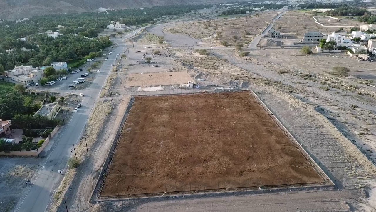 مشروع تعشيب ملعب فريق اتحاد امطي