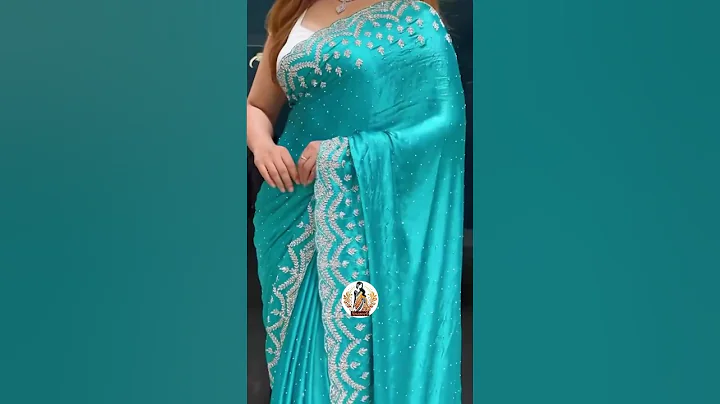 Latest Trendy Party Wear Saree Design July 2025 | ✨Beautiful Saree Design✨ #shorts #fashion #saree