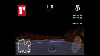 VR Sports Powerboat Racing ps1 - Garbage Boat Racing Game screenshot 4