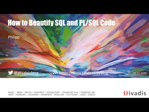 Video: Wie mache ich meinen SQL-Code lesbar?