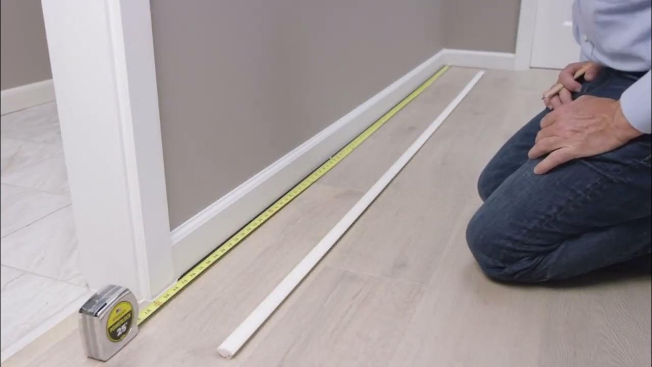 How to Install Quarter Rounds For Flooring Installations Mohawk Performance Accessory YouTube