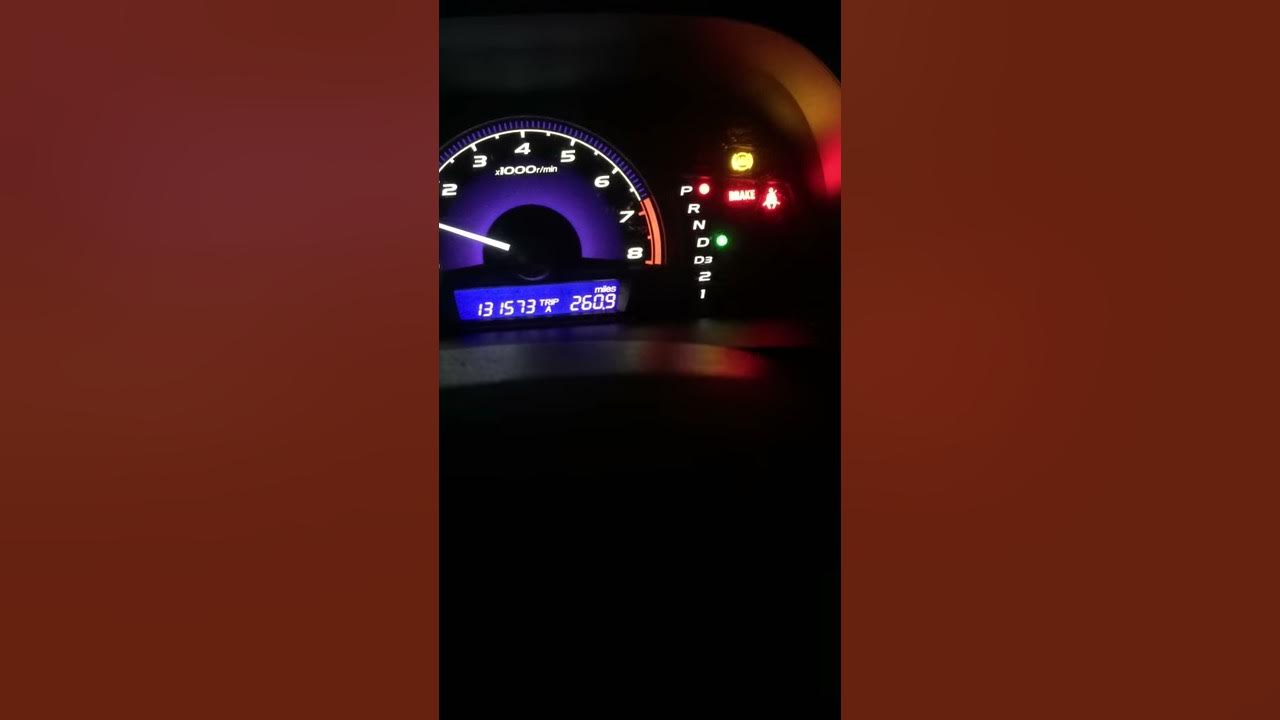 2006 Honda Civic LX Blinking Drive Light - YouTube