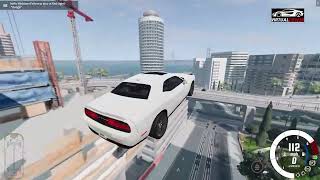 Toyota Supra vs Hellcat – HIGH-SPEED JUMPS Turn by Turn | BeamNG.drive