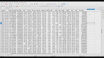Excel backtest platform