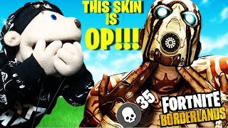 New Fortnite Psycho Bundle Skin Is Op Fortnite X Mayhem Borderlands Pandora Evant Gameplay