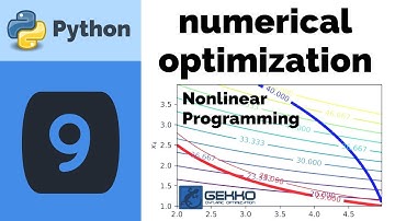 Numerical Optimization with Python GEKKO