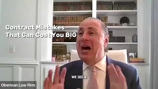 Contract Mistakes That Can Cost You BIG