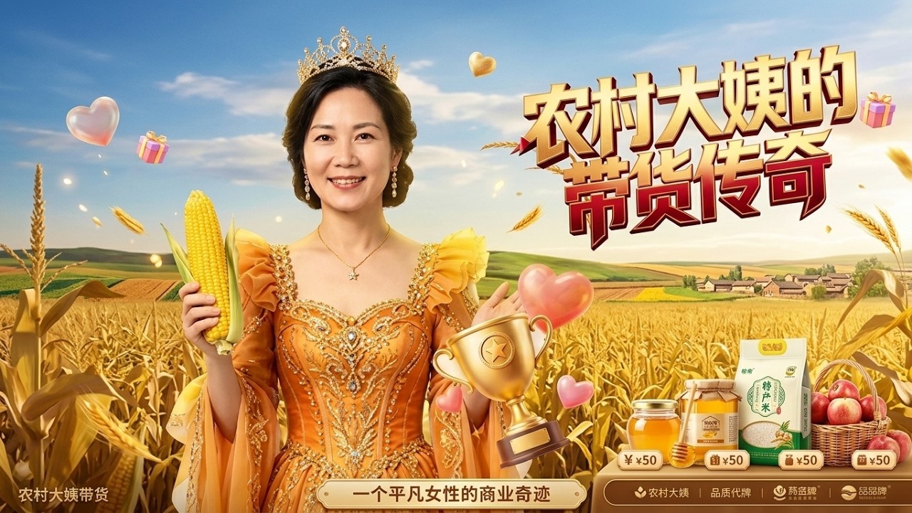 農村大姨的帶貨傳奇：逆襲之路