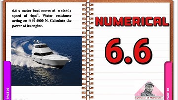 Numerical 6.6 | 9th Physics Chapter 6 numericals | smart syllabus #9th #physics #chapter6