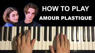 VIDEOCLUB - Amour Plastique (Piano Tutorial Lesson)