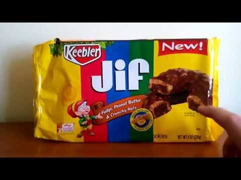 Sweet Treats Reviews - Keebler Jif Fudge, Peanut Butter & Crunchy Nuts Cookies, Brownie Batter Oreos