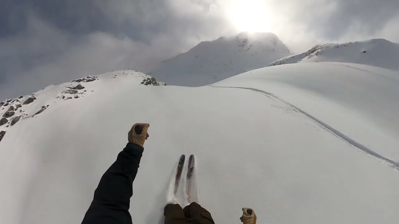 Powder skiing in the Whistler Blackcomb backcountry