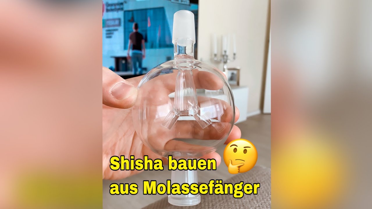 Aus Molassefänger Shisha bauen 🤔Wasserpfeife Selfmade Hookah Nargile | ekos.art