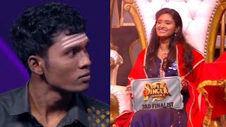 Saran ஐ தறகடதத 3Rd Finalist ஆன Meenakshi Super Singer 11 3Rd Ticket To Finale