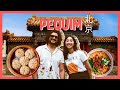 Churrasco comida de rua e macarro no caf da manh as comidas de pequim  viagem china