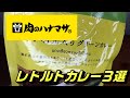 【肉のハナマサ】人気のレトルトカレー３選 2020年2月版