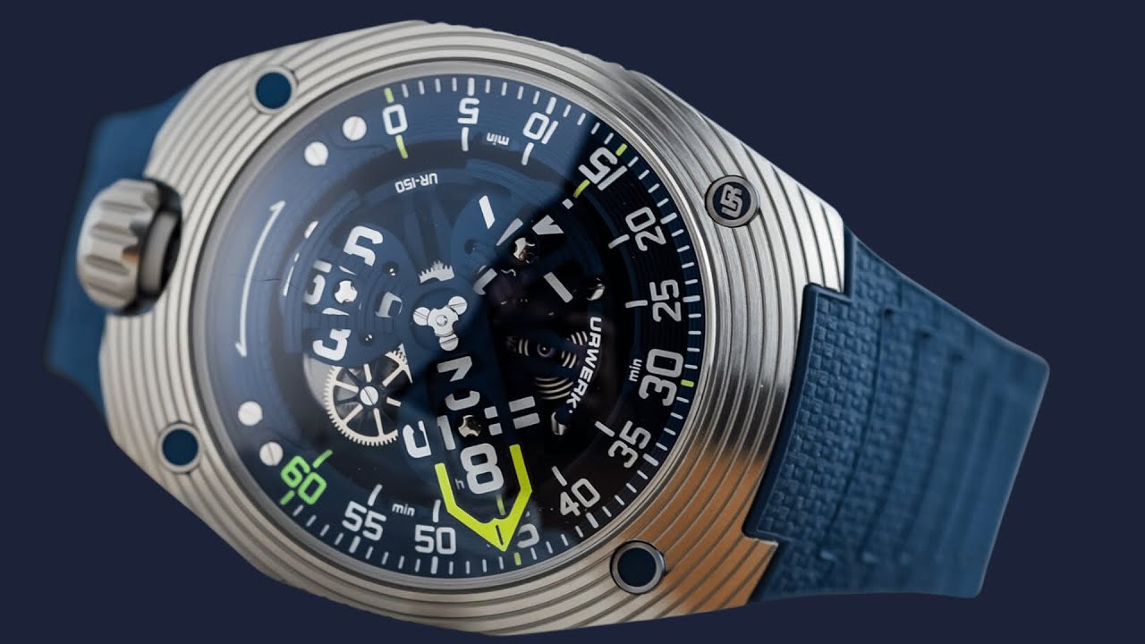 Urwerk UR-150 Blue Scorpion | Элегантный шедевр футуристического часового искусства
