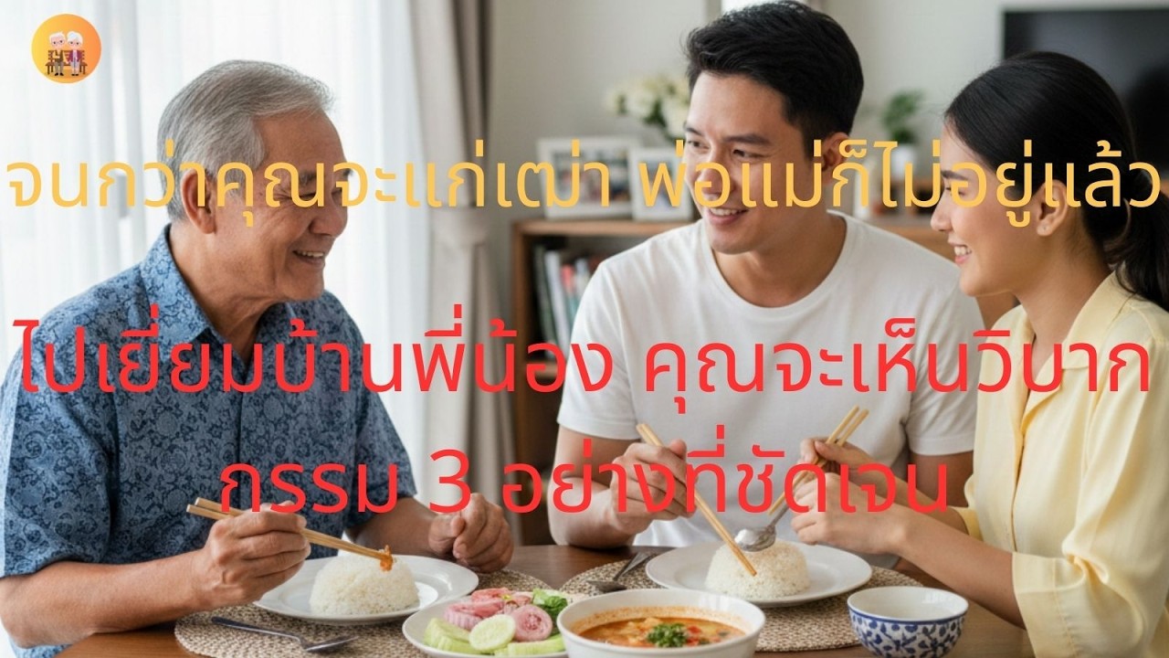 ไปเยี่ยมบ้านพี่น้อง คุณจะเห็นวิบากกรรม 3 อย่างที่ชัดเจน