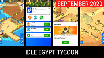 Idle Egypt Tycoon Gameplay