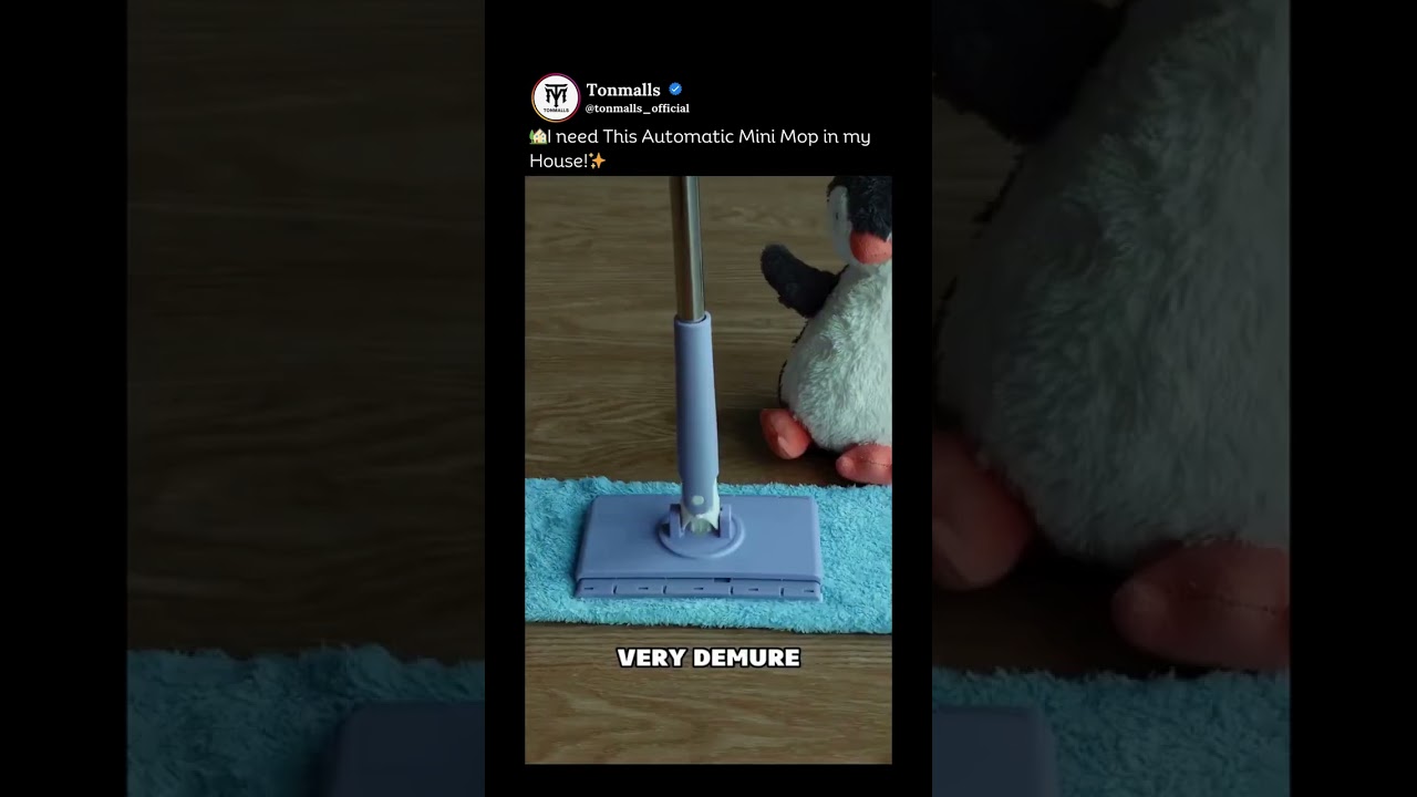 Still Using Dirty Mops? Watch This Mini Mop Switch Itself! 🤯 