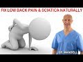 HOW TO FIX PINCHED NERVE CAUSING LOW BACK PAIN & SCIATICA  -  Dr Alan Mandell, DC